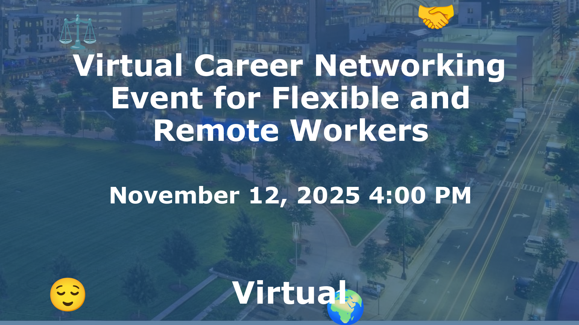 Virtual Career Networking Event for Flexible and Remote Workers event image